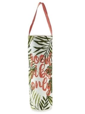 Design Imports Wine Tote Bag - Good Vibes Only